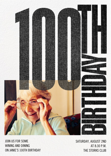 Biggie Photo - Birthday Invitation by Paperless Post