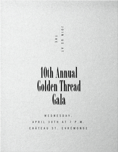 Regine - Gala Invitation by Paperless Post