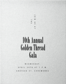 Regine - Gala Invitation by Paperless Post