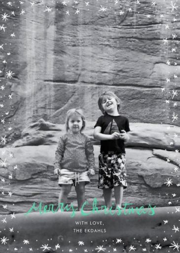 Holiday Wink - Holiday Card by Linda and Harriett