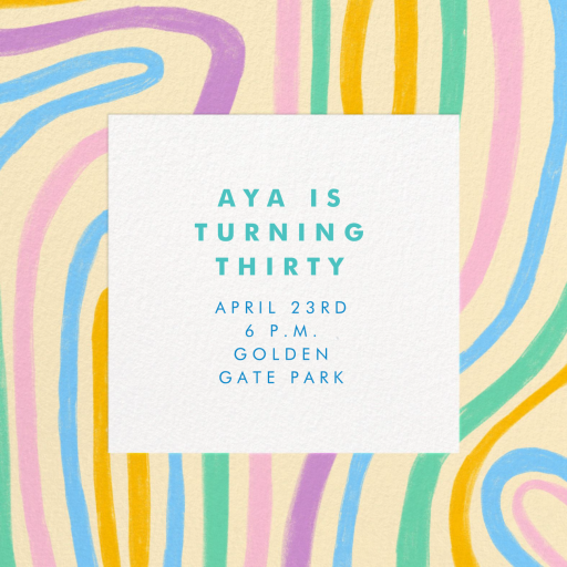 Pastel Play - Birthday Invitation by Carolyn Suzuki Studio