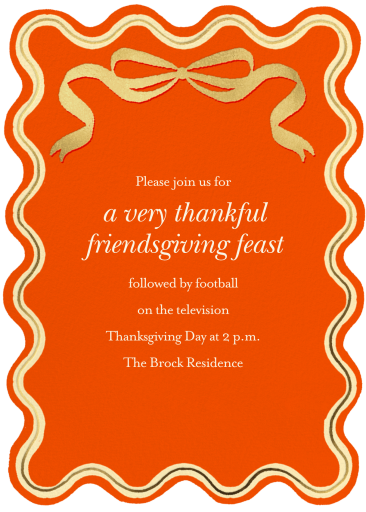 Ribbon Flourish - Party Invitation by Hello!Lucky