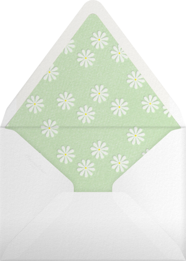 Sprawling Daisies - Paperless Post Envelope