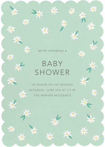 Daisy Love - Baby Shower Invitation by Meri Meri