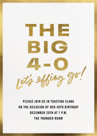 Let’s Effing Go by Cheree Berry Paper & Design