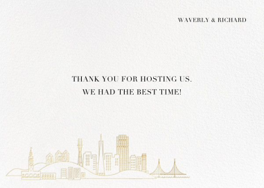 Skyline View (Stationery) - Stationery by Paperless Post