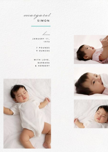 Highlights - Birth Announcement by Paperless Post