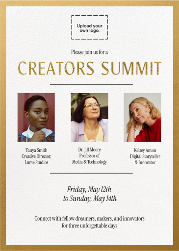 Conference Program - Invitation by Paperless Post