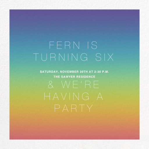 After the Rain (Square) by Paperless Post