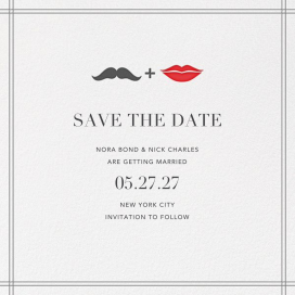 Lips and Stache by Jonathan Adler