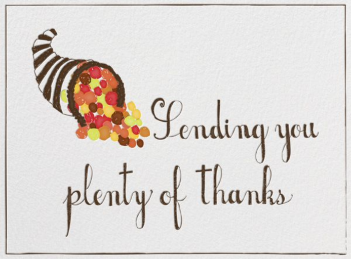 I Love You Plenty - Thanksgiving Card by Mr. Boddington's Studio