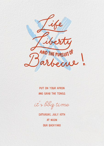 Life Liberty - Party Invitation by Paperless Post