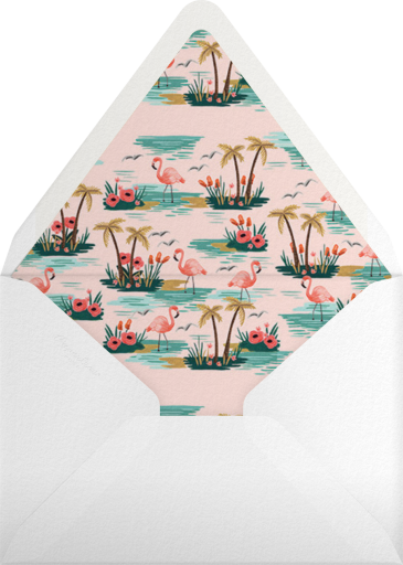 Flamingo Lagoon (Horizontal) - Rifle Paper Co. Envelope