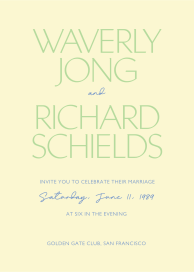 Sleek - Wedding Invitation by Paperless Post