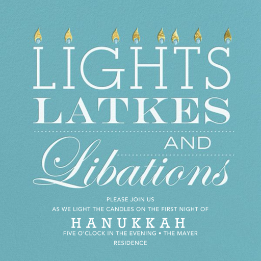 Lights Latkes Libations - Moving Announcement by Jonathan Adler