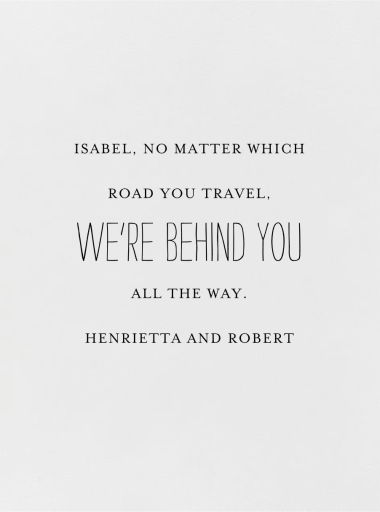 Go Get Em Tiger - Good Luck Card by Mr. Boddington's Studio - Back