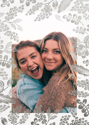 Heather and Lace (Photo) - Christmas Card by Rifle Paper Co.