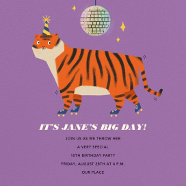 Racer Stripes - Birthday Invitation by Paperless Post