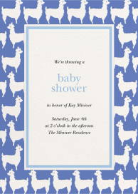Alpaca Party - Baby Shower Invitation by kate spade new york