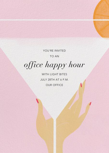 Extra Dry - Happy Hour Invitation by Paperless Post