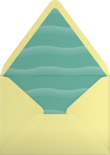 Gymnastics Rings Invitation Envelope