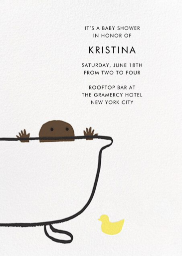 Yellow Duckie - Baby Shower Invitation by kate spade new york