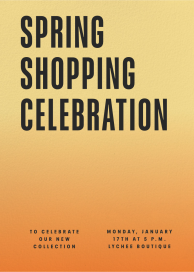 Eventide - Shopping Event Invitation by Paperless Post