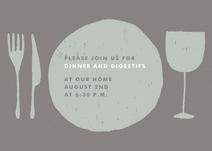 Place Setting by Paperless Post