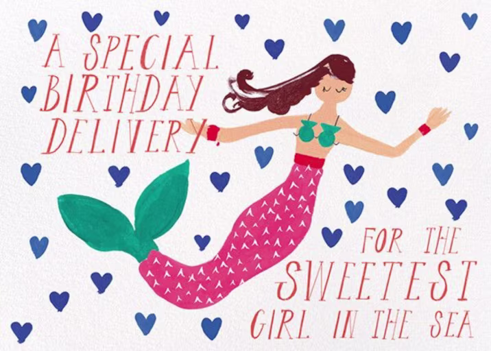Mermaid's Birthday - Birthday Card by Mr. Boddington's Studio