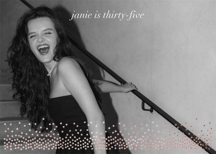 Jubilee II (Photo Save the Date) - Birthday Invitation by Kelly Wearstler