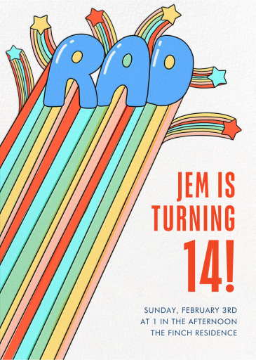 Rad Trail - Invitation by Hello!Lucky