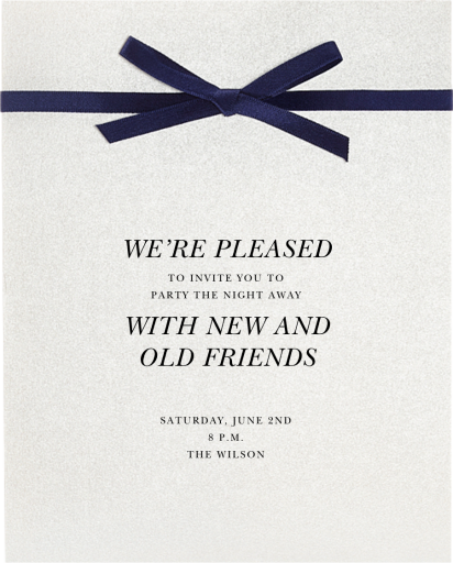 Halston - Viewing Party Invitation by Paperless Post