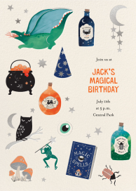 Spellbinding Magic - Birthday Invitation by Meri Meri