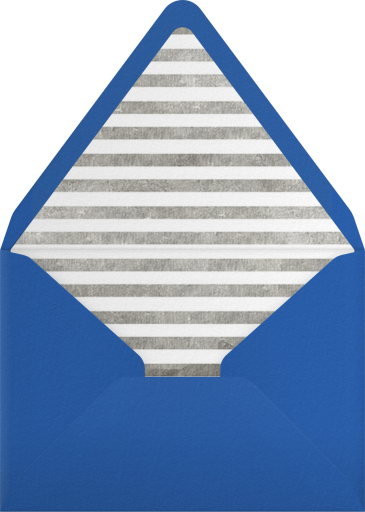 Lettered Bunting - The Indigo Bunting Envelope