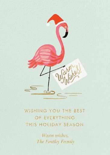 Holiday Flamingo by Rifle Paper Co.