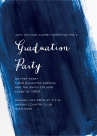 Sapphire - Graduation Party Invitation by Paper Source