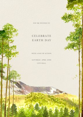 Helena - Felix Doolittle - Earth Day Invitations