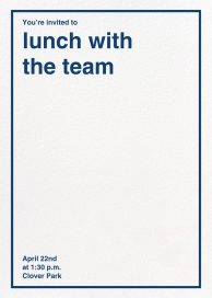 Top Notch - Breakfast/Lunch Invitation by Paperless Post