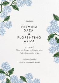 Hydrangea Frame - Engagement Party Invitation by Rifle Paper Co.