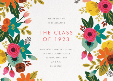 Floral Tropics - Graduation Party Invitation by Rifle Paper Co.