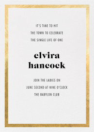 Foiled Frame Non-Photo by Paperless Post