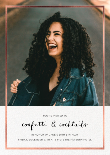 Idylle (Photo) - Birthday Invitation by Paperless Post