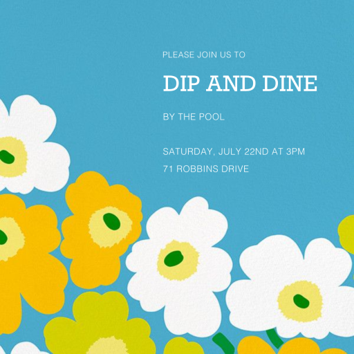 Unikko (Square) by Marimekko