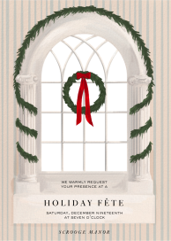 Festive Window - Holiday Party Invitation by Paperless Post