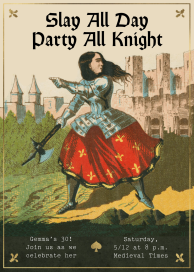 Party Dame - Invitation by John Derian