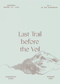 Mountainscape - Bachelorette Party Invitation by Paperless Post