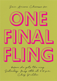 One More Time by Paperless Post