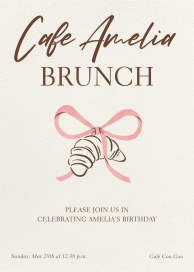 Bonjour Bebe - Birthday Invitation by Paperless Post