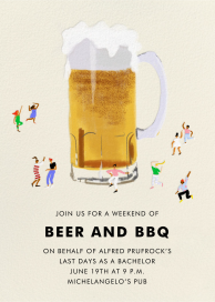 Head Start - Bachelor Party Invitation by Carolyn Suzuki Studio