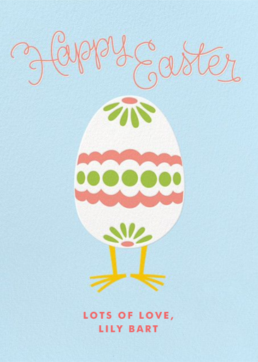 Easter Egg Chick - Easter Card by Paperless Post
